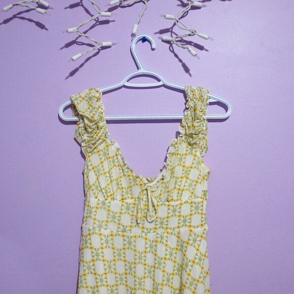 yellow summer dress / urban outfitters - Picture 2 of 5